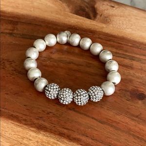 Club Monaco Pave Ball Stretch Bracelet